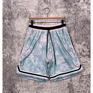 John Elliott Game Shorts 1 / Small Mens Tie Dye Basketball